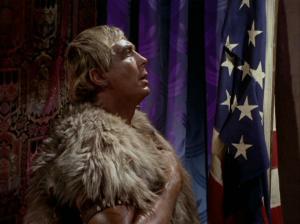 PATRIOTIC: Even after the collapse of civilization, Americans of the future will revere the flag, just like the Yang in the Star Trek episode, "